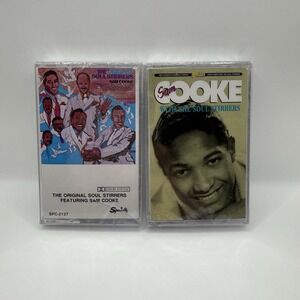 Lot of 2 SEALED Cassette Sam Cooke & Soul Stirrers Funk Soul Black Gospel Group